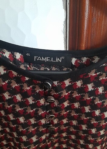 Desenli tunik bluz - Görsel 2