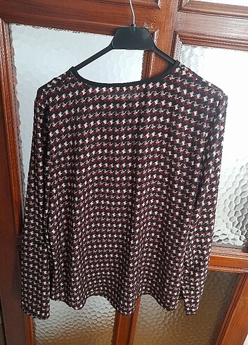 Desenli tunik bluz - Görsel 3