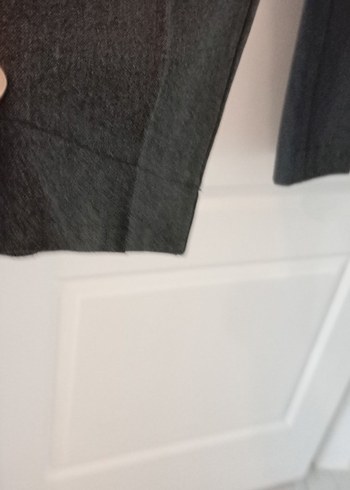 52 Beden Gri kumaş büyük beden pantalon