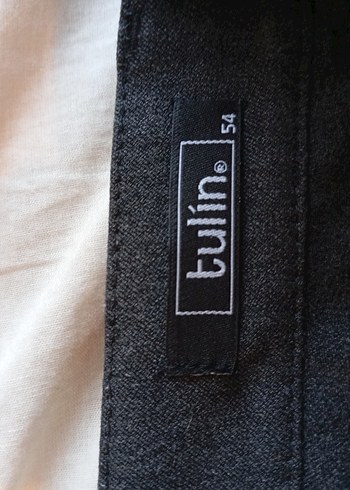 Gri kumaş büyük beden pantalon
