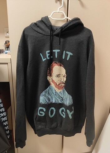 Van Gogh kapüşonlu sweatshirt 