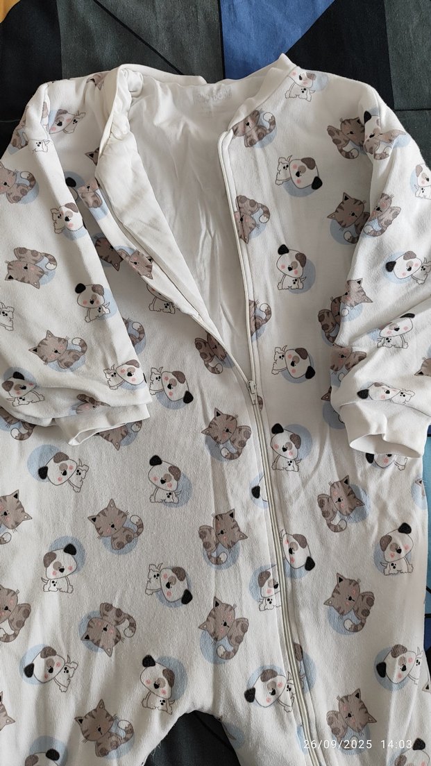 E BEBEK Fermuarlı Bebek Tulumu (uyku tulumu) - Görsel 4