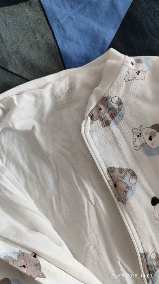 E BEBEK Fermuarlı Bebek Tulumu (uyku tulumu) - Görsel 3