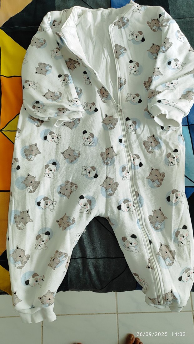 E BEBEK Fermuarlı Bebek Tulumu (uyku tulumu) - Görsel 2