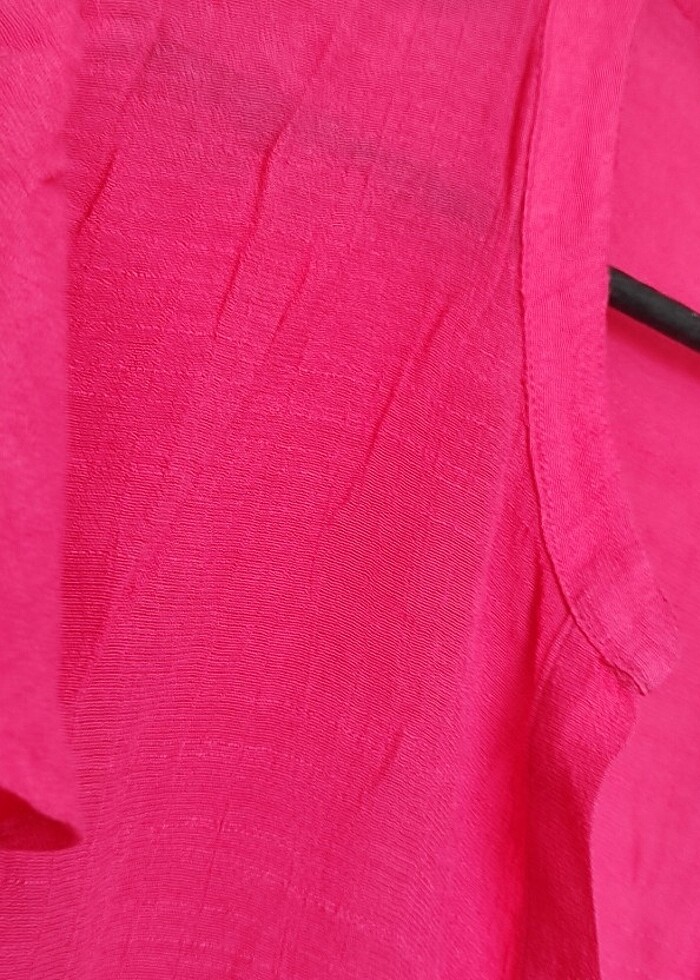 Tiril tiril pembe gömlek bluz - Görsel 3