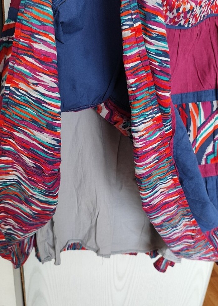 (BÜYÜK BEDEN) SPOR KESİM PAMUKLU KOT ETEK - Görsel 4