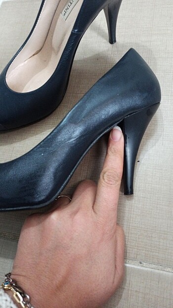 38 Beden lacivert Renk Lacivert stiletto.