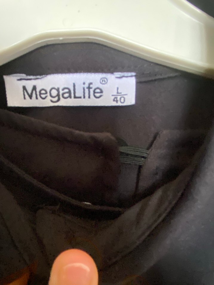 Siyah Uzun Kollu Düğmeli Kadın Elbise - Görsel 3