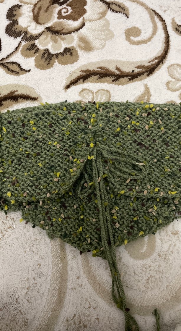 Yeşil Örgü korse - Görsel 3