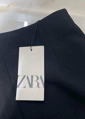 Kadın Siyah Pilili Mini Etek - Görsel 7