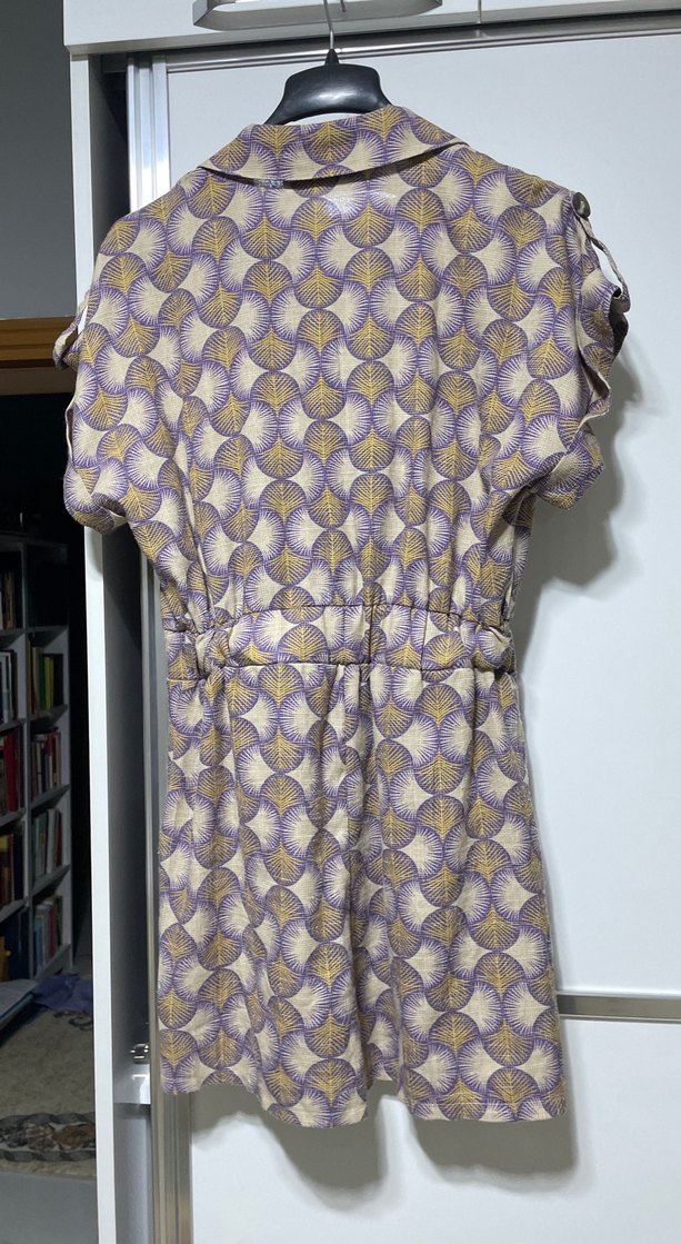 Düğmeli Bohem Midi Tulum - Görsel 5