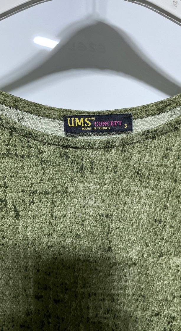 Uzun Kollu Bohem Desenli Uzun Elbise - Görsel 5