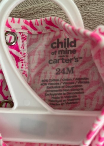 Kız Çocuk Pembe Renkli V Yaka Elbise - Görsel 3