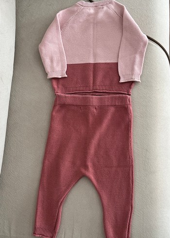 Pembe Triko Bebek Kız Kıyafet Takımı - Görsel 3