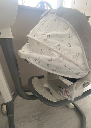 Gri Joie Serina 2 in 1 bebek beşiği - Görsel 8