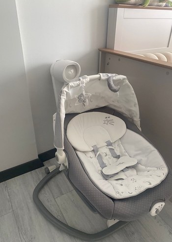 Gri Joie Serina 2 in 1 bebek beşiği - Görsel 2