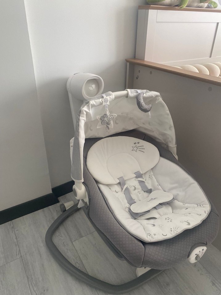 Gri Joie Serina 2 in 1 bebek beşiği - Görsel 2