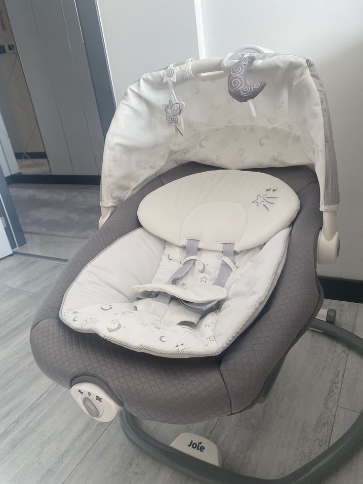 Gri Joie Serina 2 in 1 bebek beşiği - Görsel 4