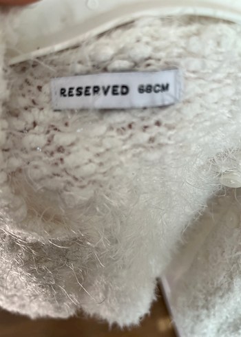 Kız Çocuk Beyaz Triko Ceket - Görsel 3