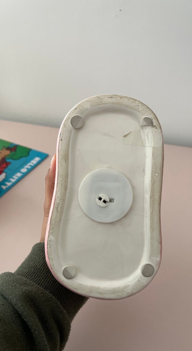 Pembe Seramik Bebek Ayakkabısı Kumbarası - Görsel 4