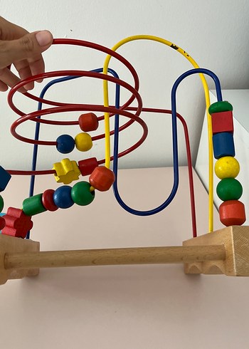 Renkli Ahşap Eğitici Oyuncak-uyguna koydum indirim teklif etmeyn - Görsel 5