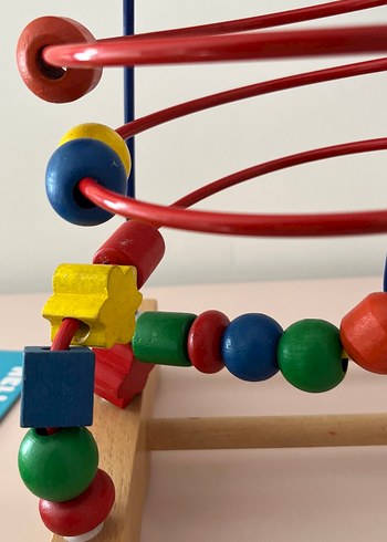 Renkli Ahşap Eğitici Oyuncak-uyguna koydum indirim teklif etmeyn - Görsel 4