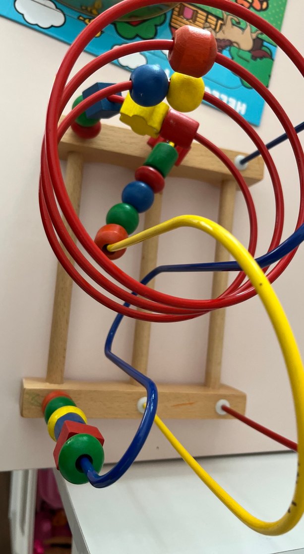 Renkli Ahşap Eğitici Oyuncak-uyguna koydum indirim teklif etmeyn - Görsel 3