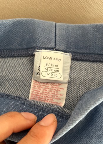 Kız Çocuk Gri Denim Tayt Pantolon ve pembe tayt - Görsel 2