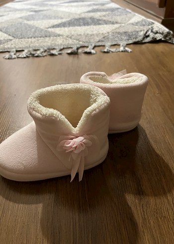 Kız Çocuk Pembe Peluş Ev Botu - Görsel 2