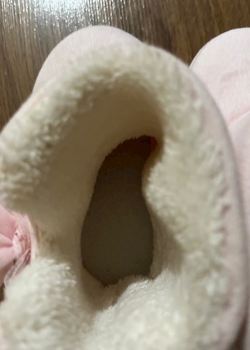Kız Çocuk Pembe Peluş Ev Botu - Görsel 3