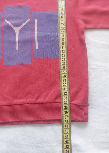 0-3 Ay Beden Erkek Çocuk Kırmızı Baskılı Sweatshirt