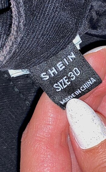 l Beden siyah Renk shein y2k baggy pantolon