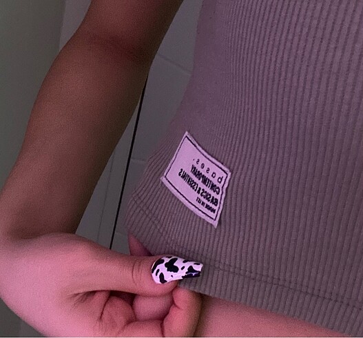 Diğer bases halter yaka crop