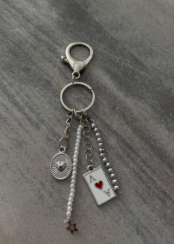 boncuklu çanta charm/anahtarlık - Görsel 3