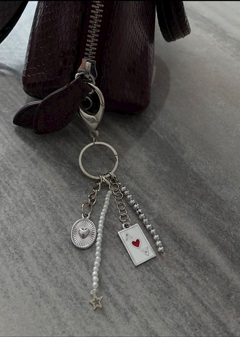 boncuklu çanta charm/anahtarlık - Görsel 2