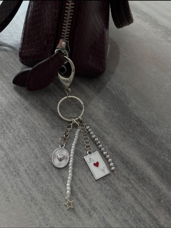boncuklu çanta charm/anahtarlık - Görsel 2