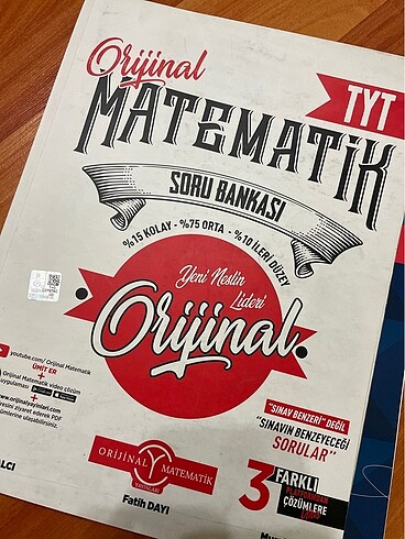 Tyt orijinal matematik soru bankası - Görsel 2