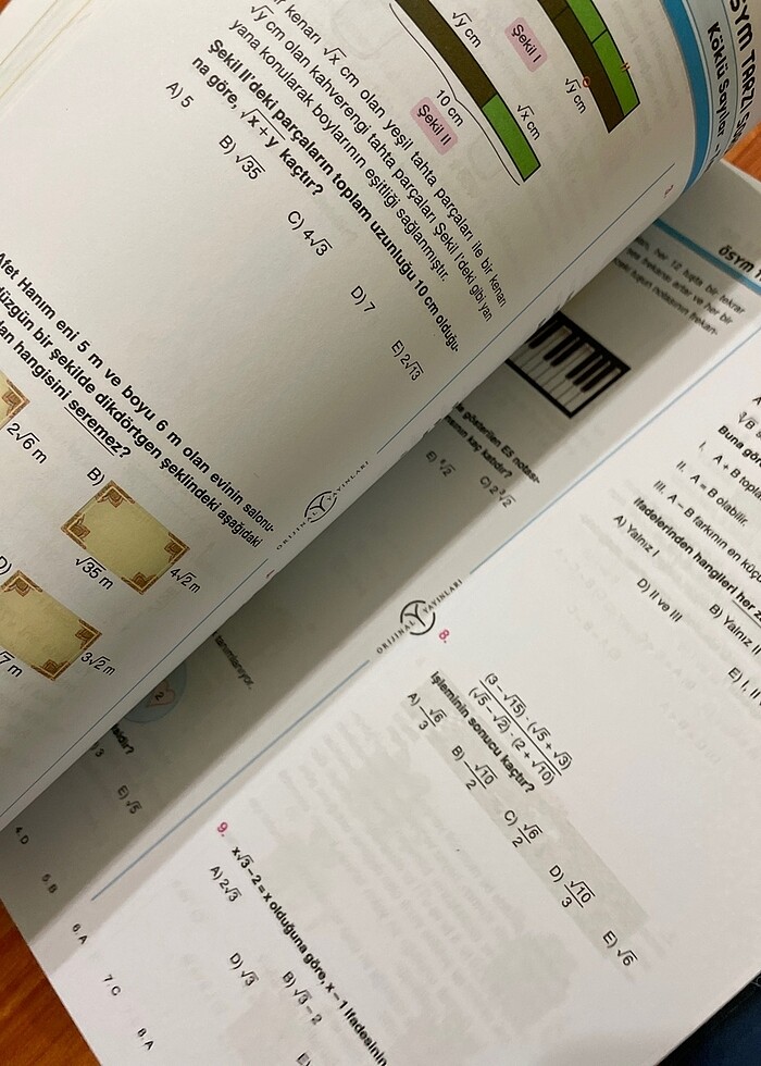 Tyt orijinal matematik soru bankası - Görsel 5