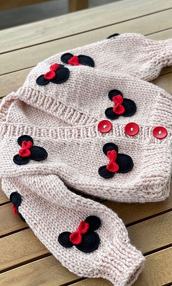 Minnie Mouse Bebek Hırkası
