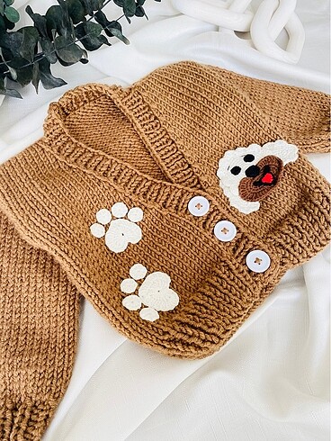 H&M Puppy Bebek Hırkası