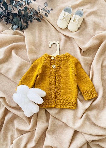 Ananas Model Bebek Hırkası - Görsel 2