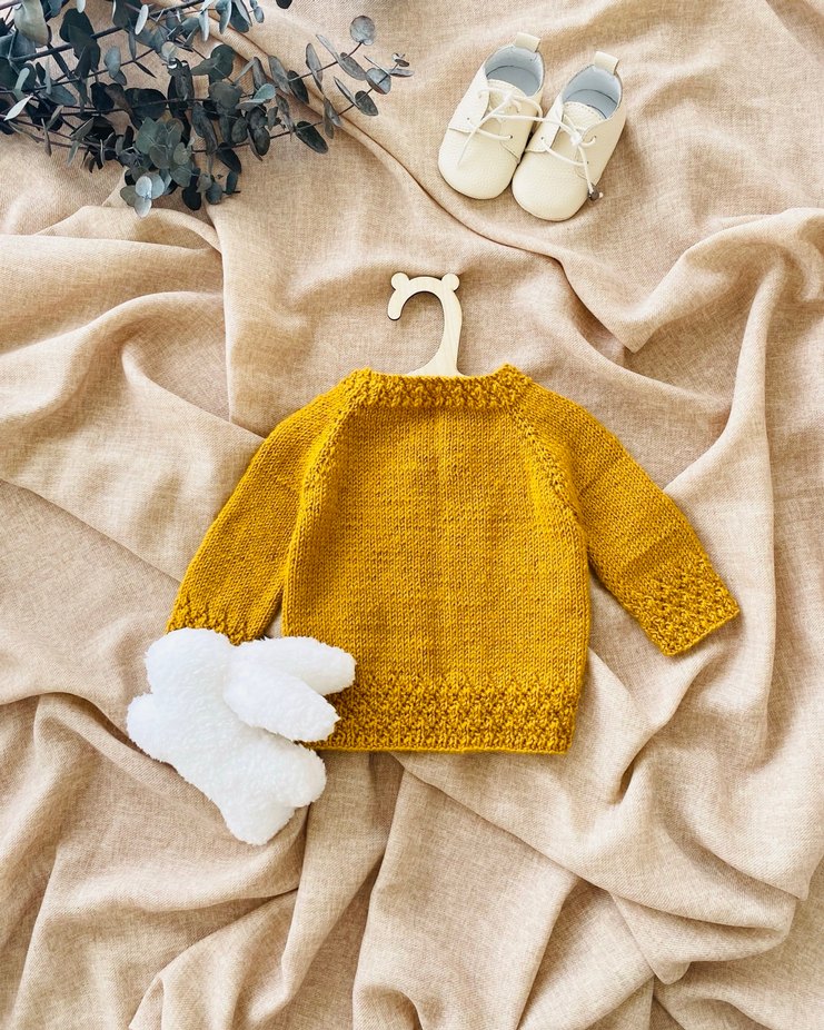 Ananas Model Bebek Hırkası - Görsel 3