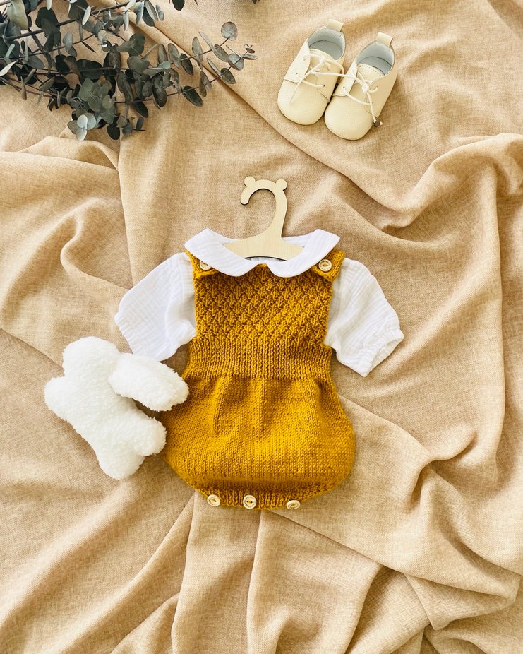 Ananas Model Hırka Tulum Takım - Görsel 3