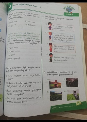 4.sınıf etkinlikli çalışma kitabı sosyal bilgiler  - Görsel 2