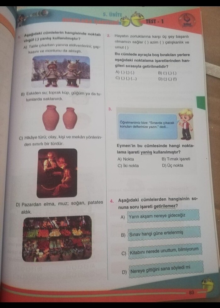 6. sınıf ingilizce soru bankası  - Görsel 2