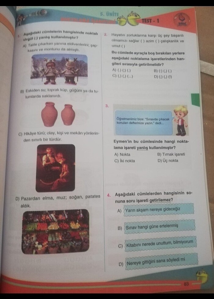 6. Sınıf türkçe soru bankası  - Görsel 2