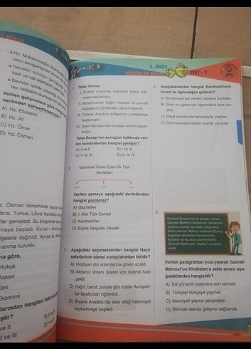 6. Sınıf sosyal soru bankası  - Görsel 2