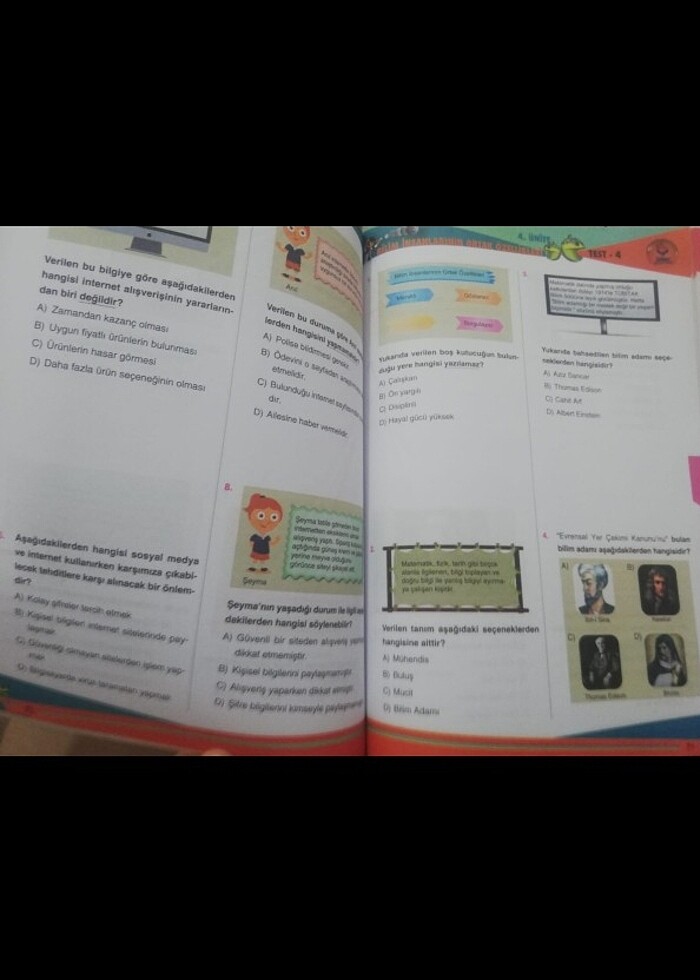 5.sınıf sosyal bilgiler soru bankasi - Görsel 2