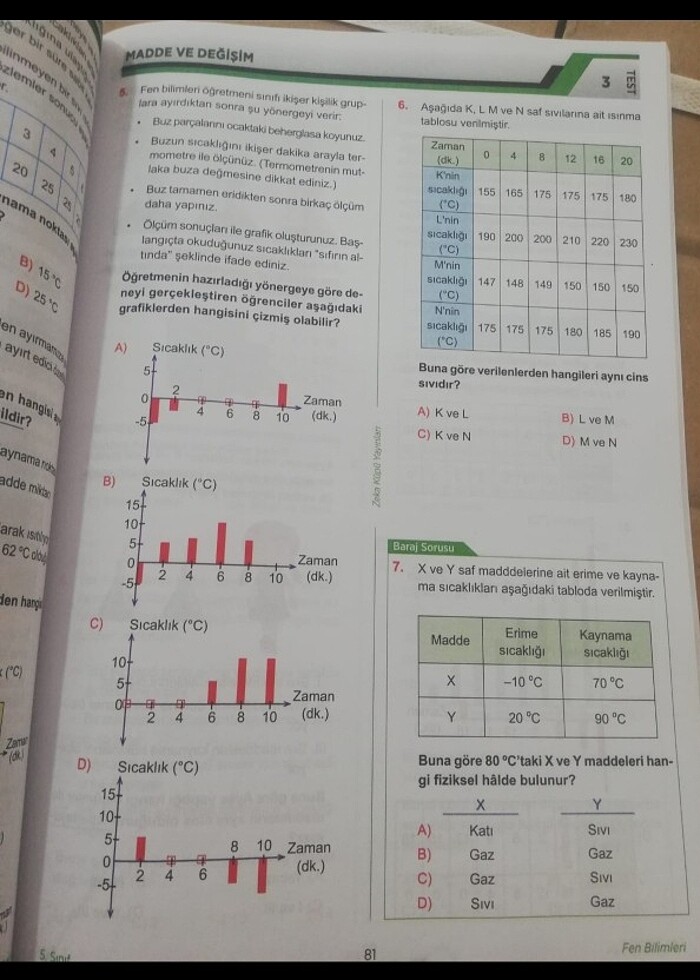 5.sınıf fen soru bankası  - Görsel 3