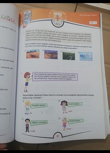 7. Sınıf  sosyal soru bankası isem yayınları - Görsel 3